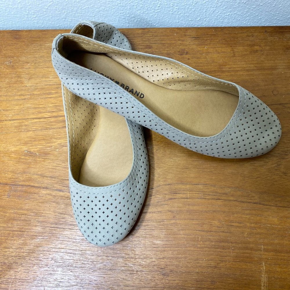 LUCKY BRAND 'Everlee' Perforated Flats